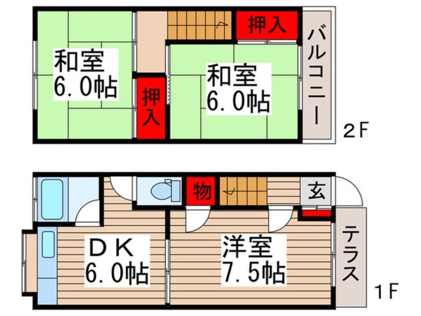 間取図 コーポユー