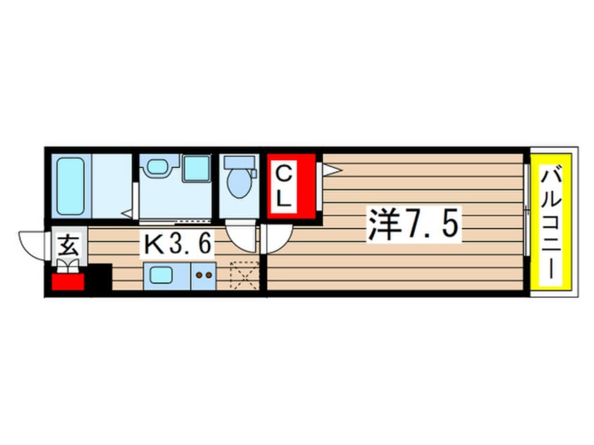 間取図 ヒロ・汐見ヶ丘
