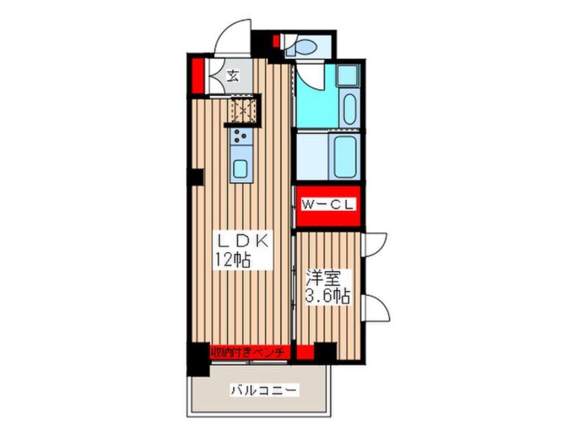 間取図 ORSUS ASAKUSA