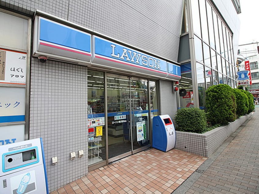 ローソン奥沢駅前店(コンビニ)まで350m ル・ブルエ