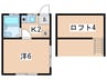 リバ－ジュ日吉 1Kの間取り