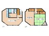 トミーサンハルクN棟 2LDKの間取り