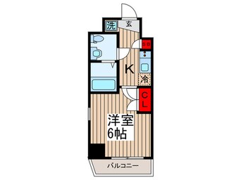 間取図 FROMA門前仲町リバーサイド(403)