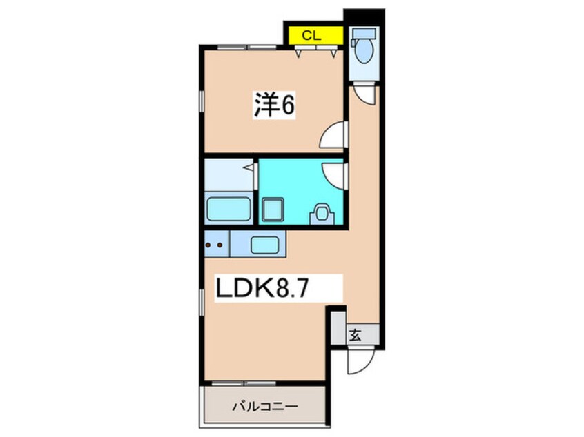 間取図 仮)ﾊｰﾐｯﾄｸﾗﾌﾞﾊｳｽﾄｩｷﾞｬｻﾞｰ上大岡