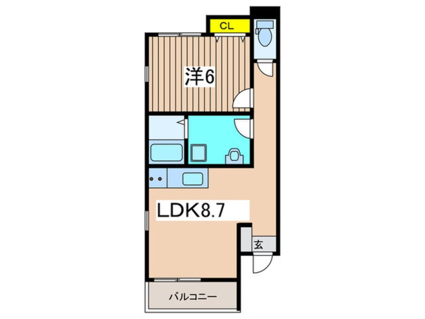 間取図 仮)ﾊｰﾐｯﾄｸﾗﾌﾞﾊｳｽﾄｩｷﾞｬｻﾞｰ上大岡