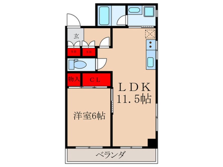 間取図 メゾン・フル－ル