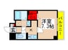 VillageHouse王子台 1Kの間取り
