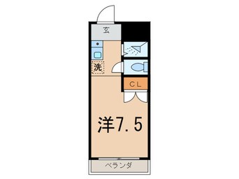 間取図 サンハイツカワダ