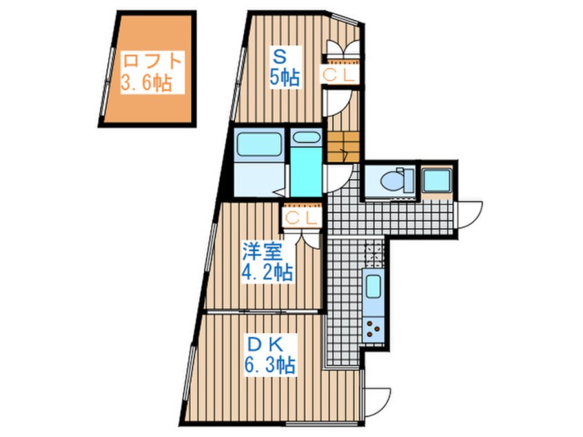 間取図 EXAM高円寺南Ⅱ