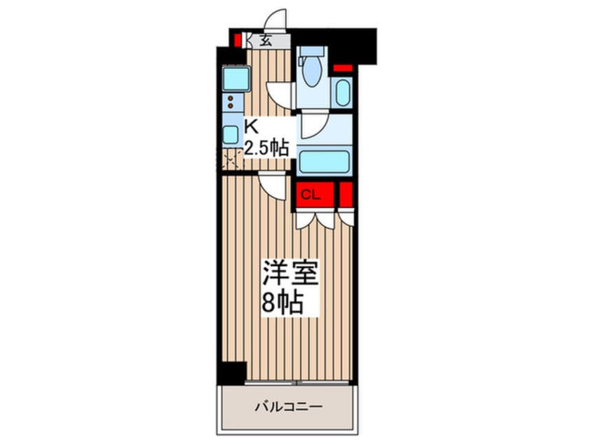 間取図 ｻﾞ・ﾊﾟｰｸﾊﾋﾞｵ上野御徒町