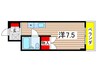 メゾン末広 1Rの間取り