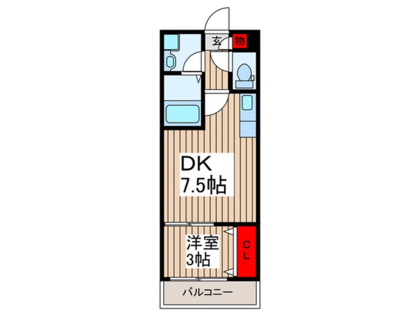 間取図 仮)ジーメゾン狭山鵜ノ木