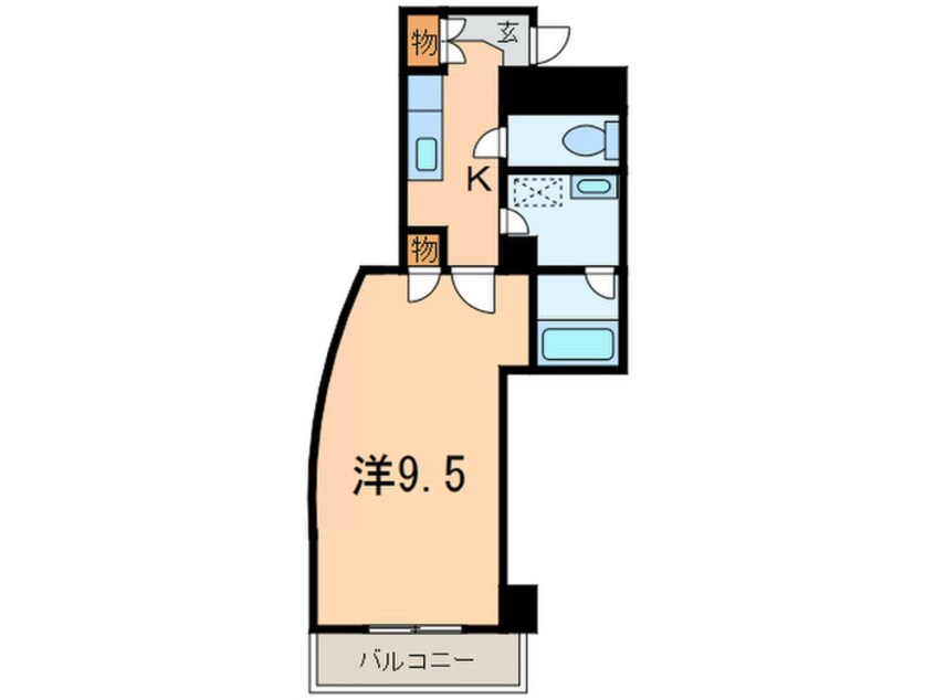 間取図 メイフラワ－西片(南東)