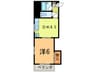 アオヤギ２ 1DKの間取り