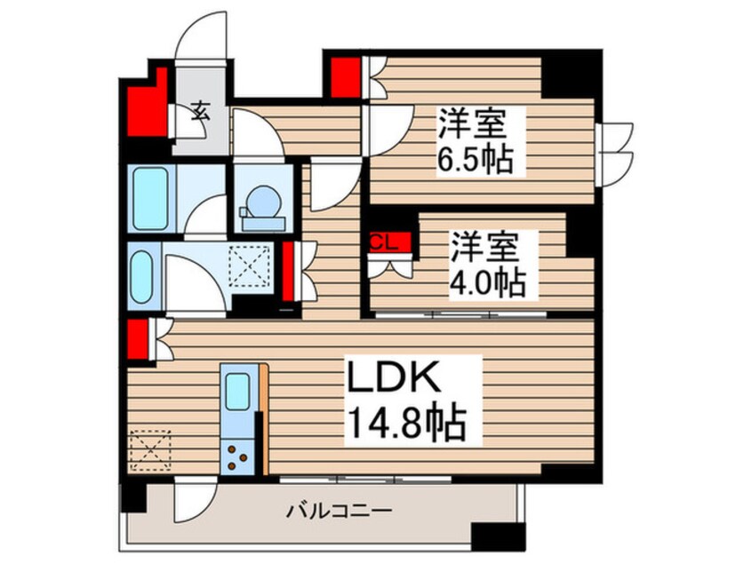 間取図 Brilliaist上野稲荷町