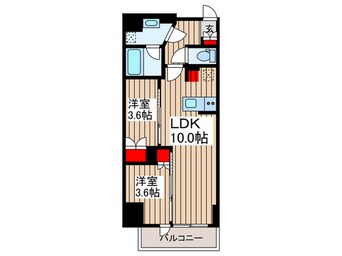 間取図 Brilliaist上野稲荷町