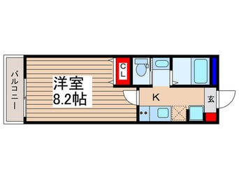 間取図 仮）キャメル富士見　B
