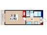 仮）キャメル富士見　B 1Kの間取り