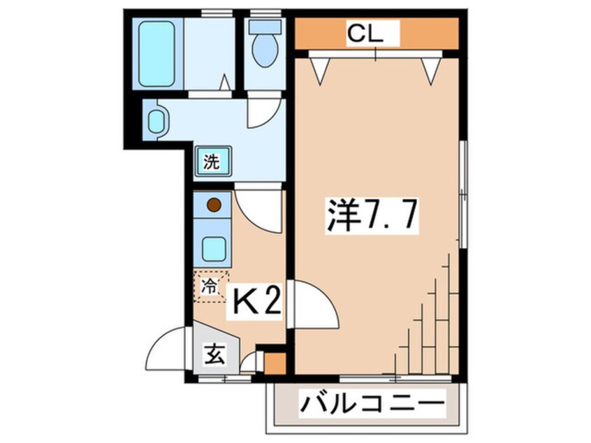 間取図 サンモ－ル