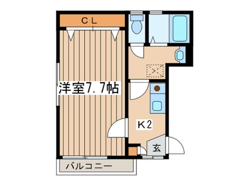 間取図 サンモ－ル