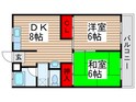 第２コーポ  長谷川の間取図