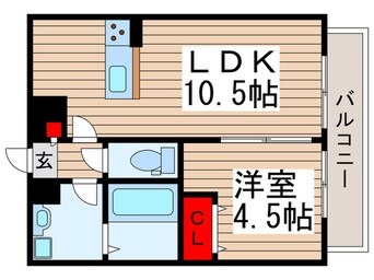 間取図 アムール野火止