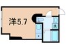 CONTEL西五反田 1Rの間取り