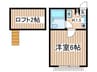 プラザ・ドゥ・ジョリ－ 1Kの間取り
