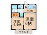 マツノキ３０ 2Kの間取り