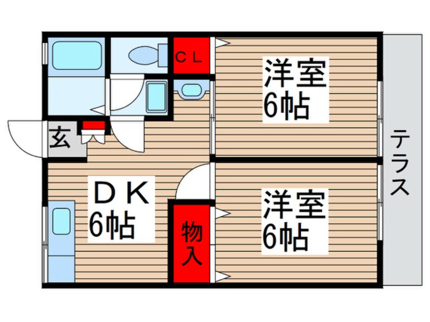 間取図 ハイツコジマ