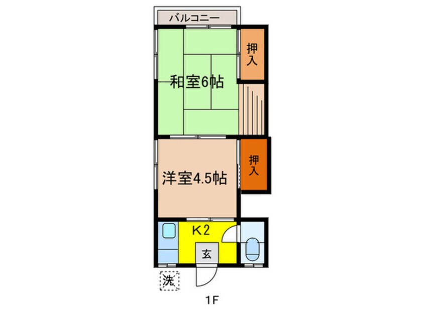 間取図 加瀬荘