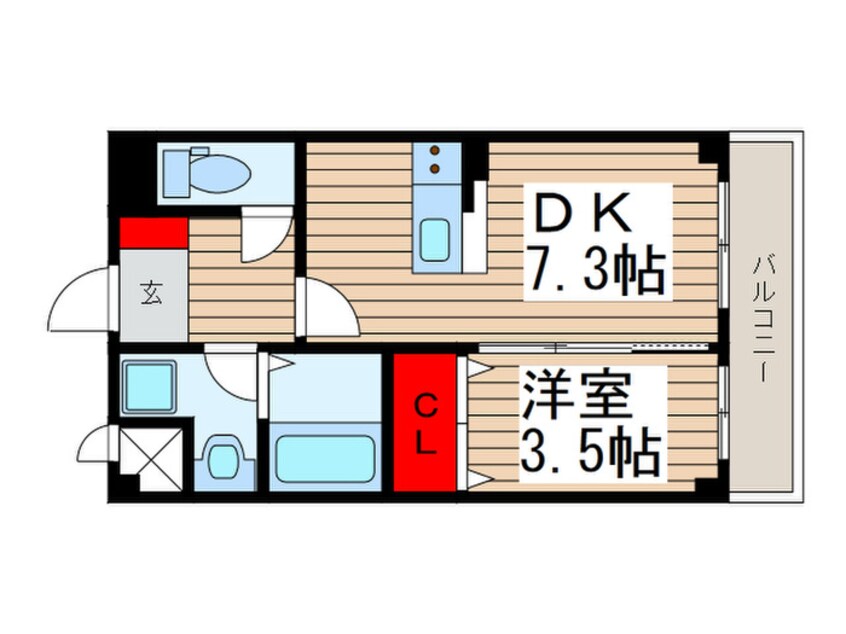 間取図 メゾン　プレジール