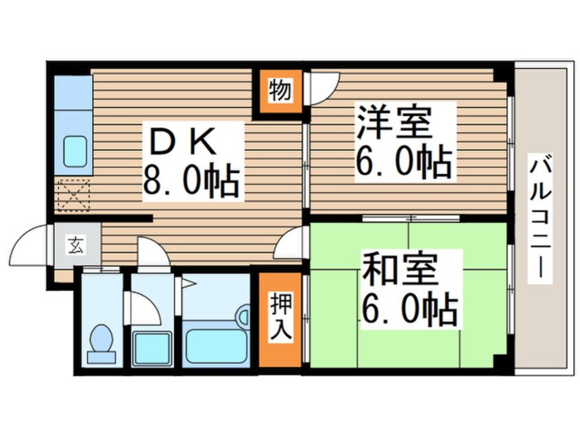 間取図 猪野マンション