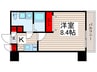 プレール・ドゥーク西新井Ⅲ 1Kの間取り