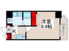 プレール・ドゥーク西新井Ⅲ 1Kの間取り