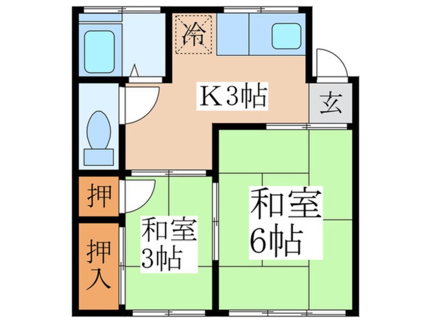 間取図 第一萬両荘