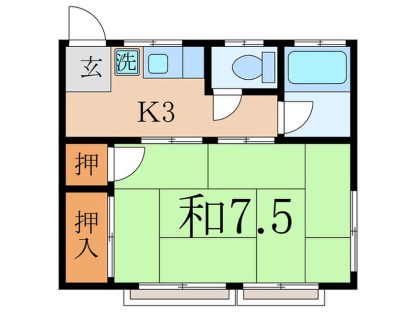 間取図 第一萬両荘