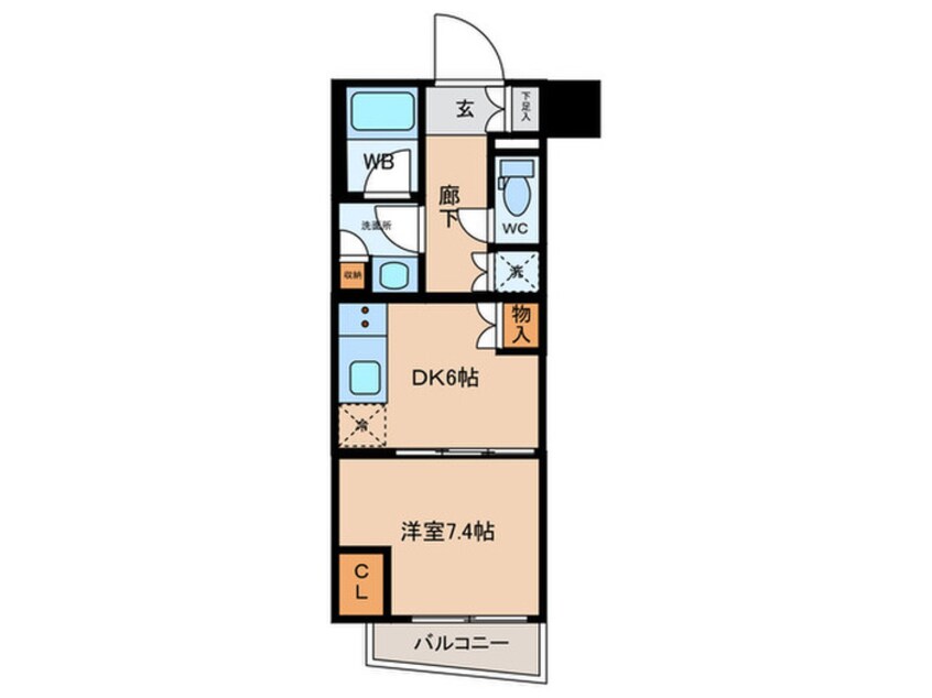 間取図 フォレシティ神田多町(302)