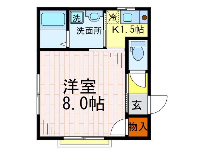 間取図 シャルム押上