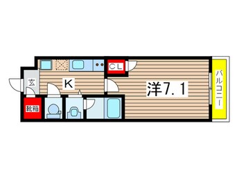 間取図 ベルクレールEAST