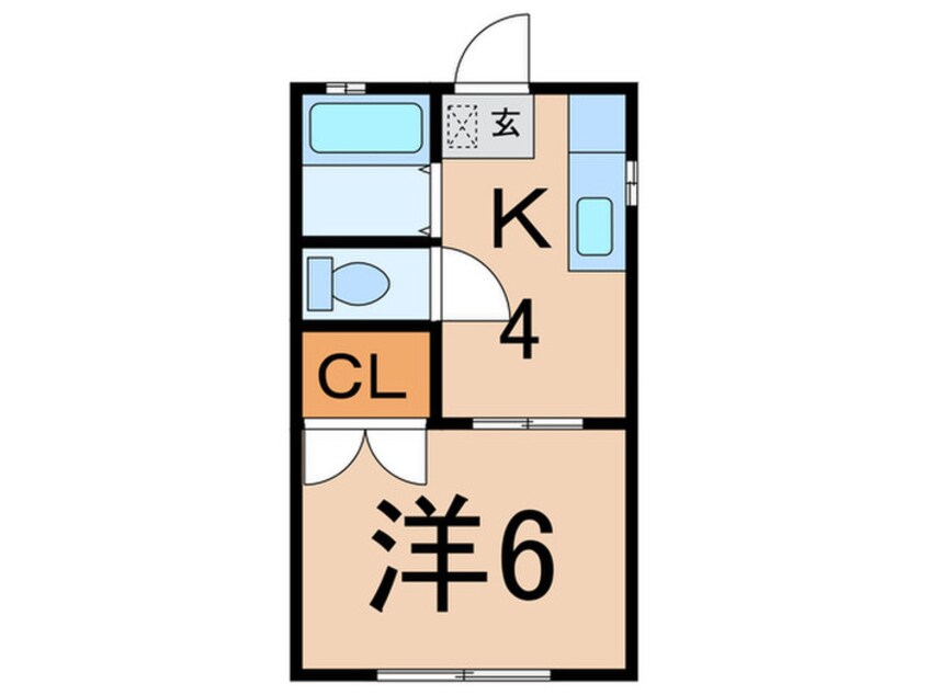 間取図 ハイツ白楽