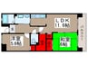Ts garden清瀬(3) 2LDKの間取り