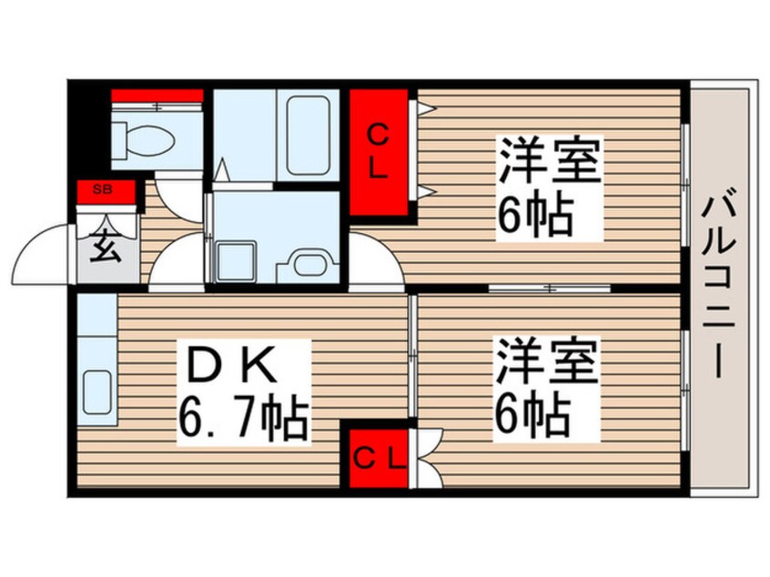 間取図 エーデルブルーメスズキ