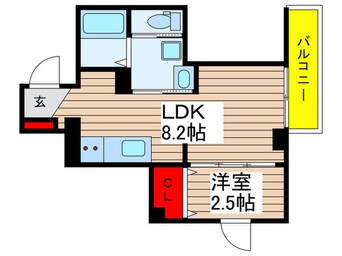 間取図 ガレ本八幡