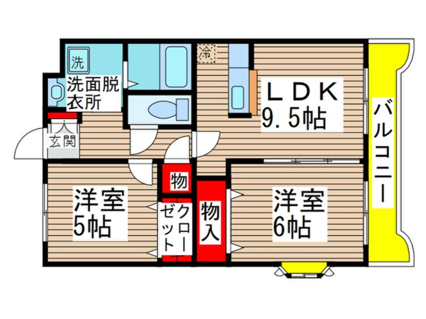 間取図 ガ－デンテラス千葉