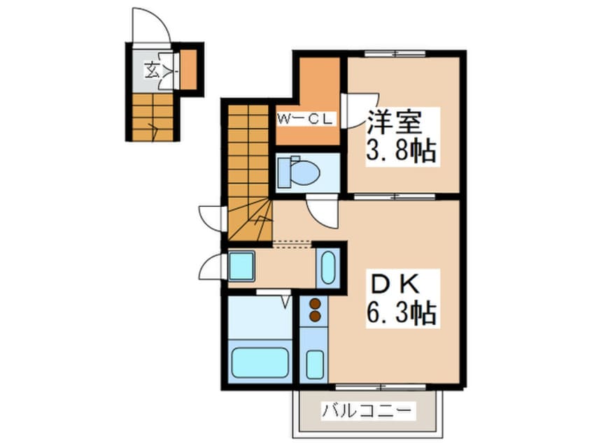間取図 シャルマンＩｋｅｄａ