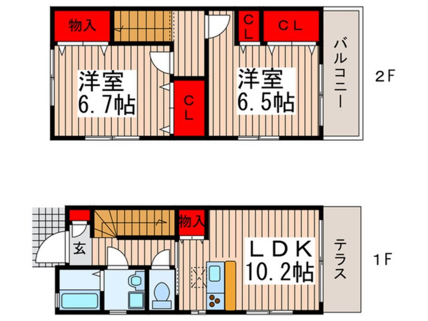 間取図 コスモスハイム