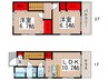 コスモスハイム 2LDKの間取り