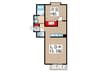 小山ビル 1LDKの間取り