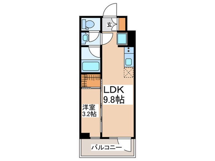 間取り図 四谷三丁目ｽﾃｰｼｮﾝﾚｼﾞﾃﾞﾝｽ